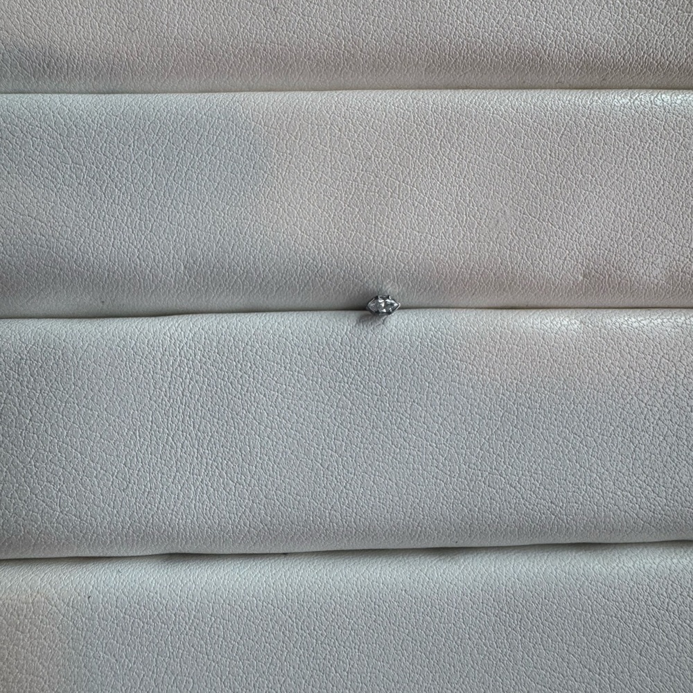 Tiny Cz Titanium Threadless Earring - image 1